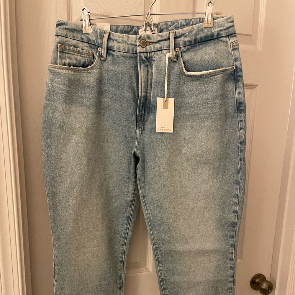 Good American Size 12 Good Girlfriend High Jeans